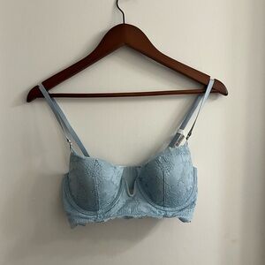 baby blue push up bra